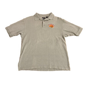 PING Collection Silk Cotton Polo Shirt M Sage Green Embroidered Fun N Sun Golf